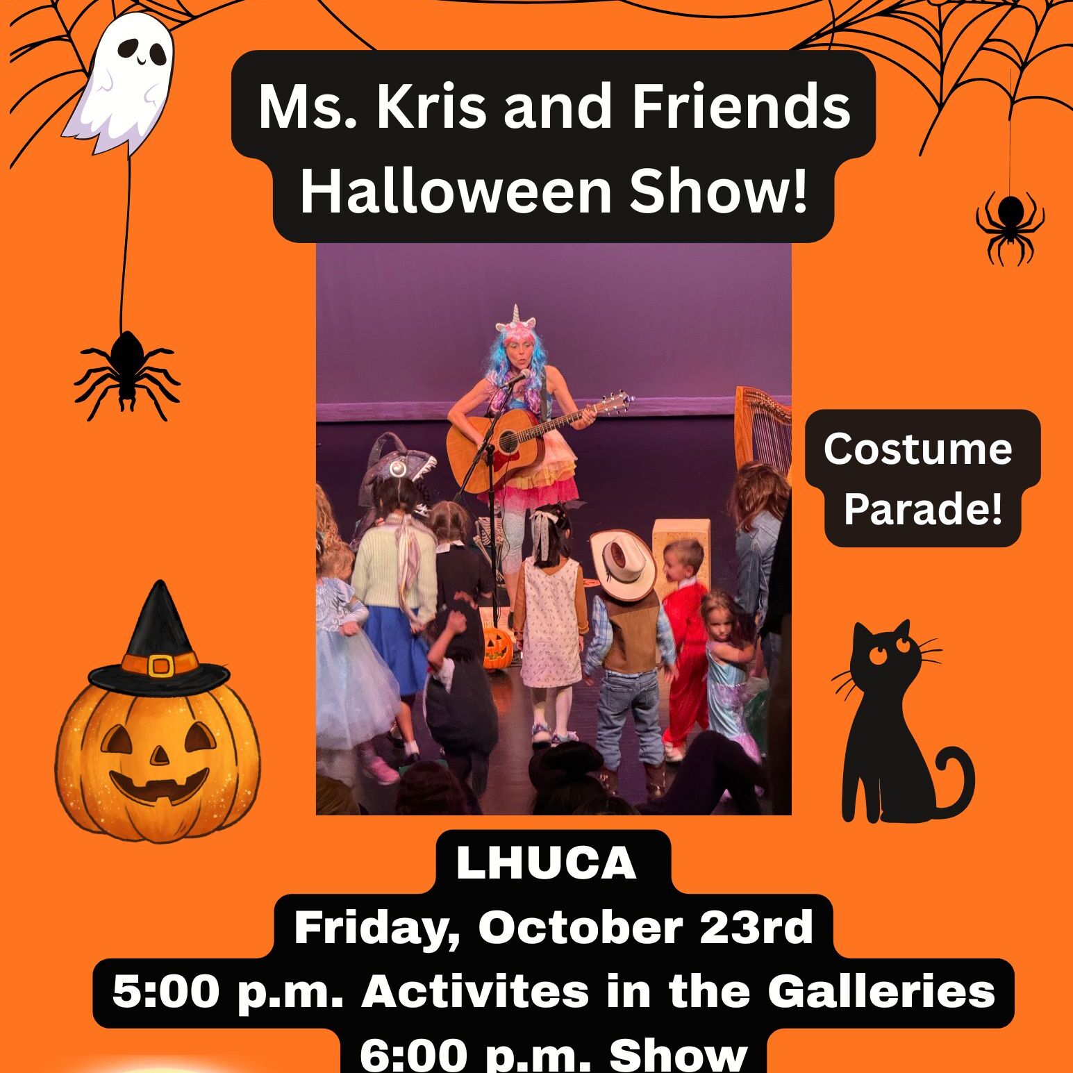 Ms. Kris and Friends-Halloween Show! - logo